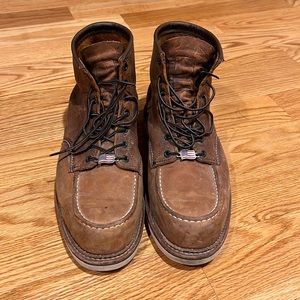 Mens Red Wing classic Moc 6 inch boot in copper rough and tough leather